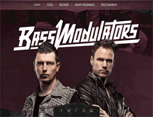 Tablet Screenshot of bassmodulators.com